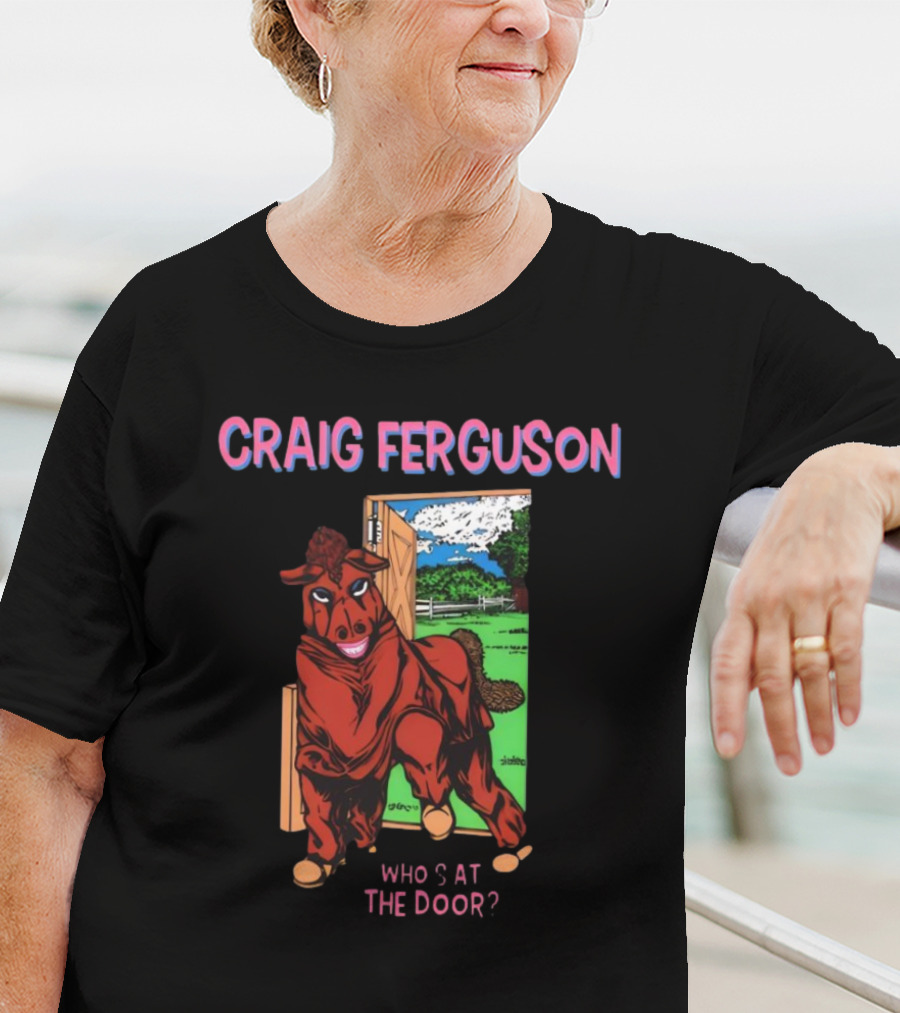 Craig Ferguson Who’s At The Door Painting T-Shirt