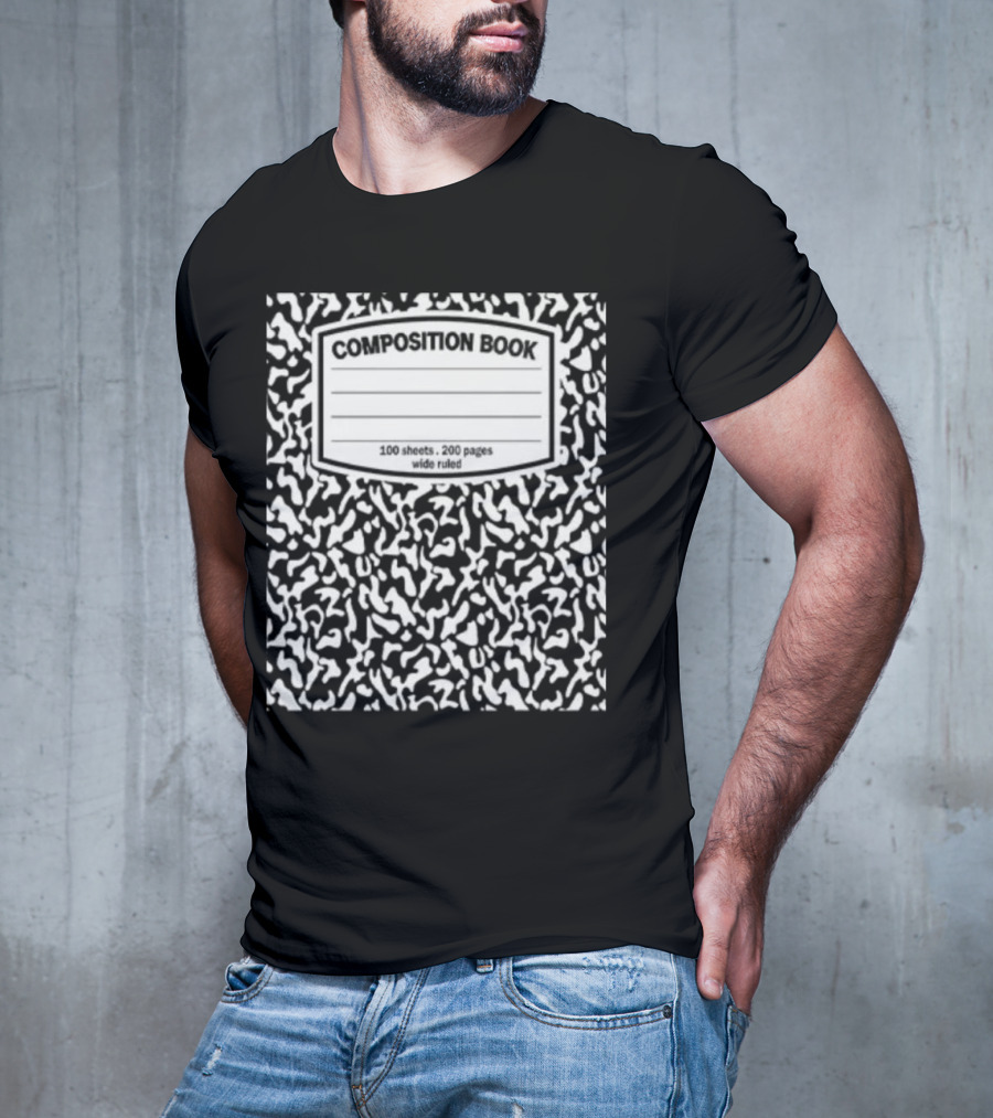 Composition Book Notebook T-Shirt