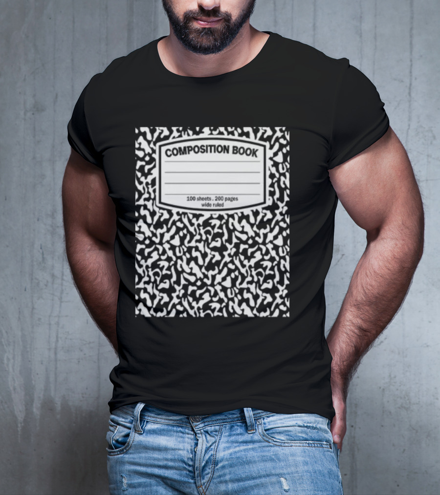 Composition Book Notebook T-Shirt