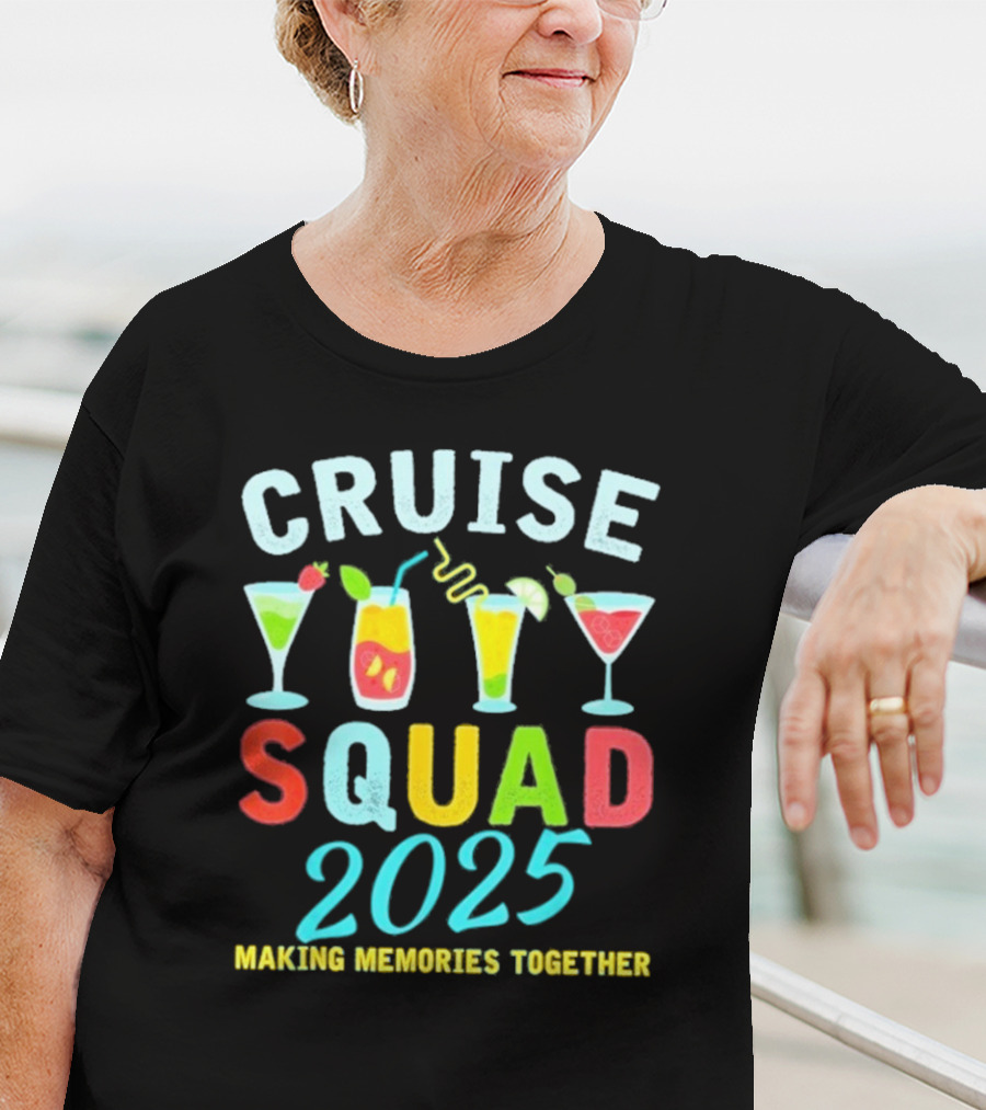 Cruise Squad 2025 Summer Vacation Matching Family Group T-Shirt