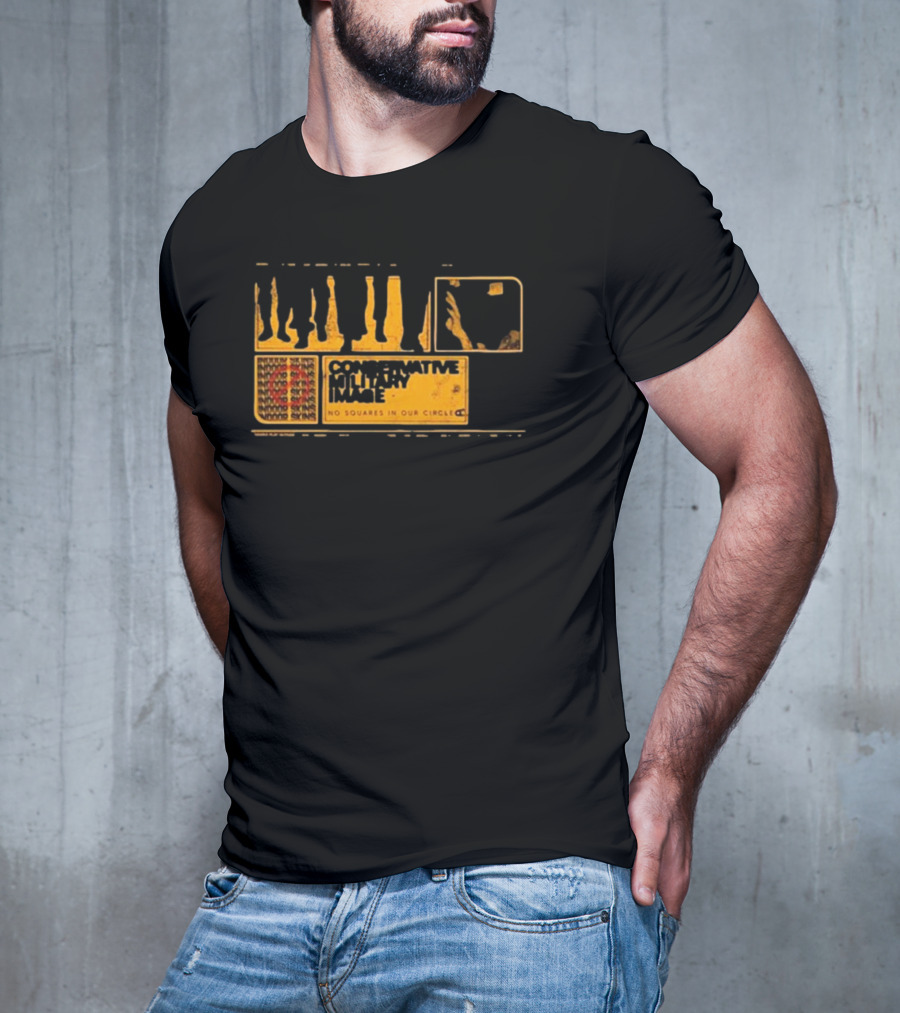 Conservative Military Image No Squares In Our Circle BBB T-Shirt