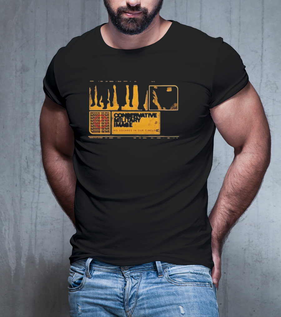 Conservative Military Image No Squares In Our Circle BBB T-Shirt
