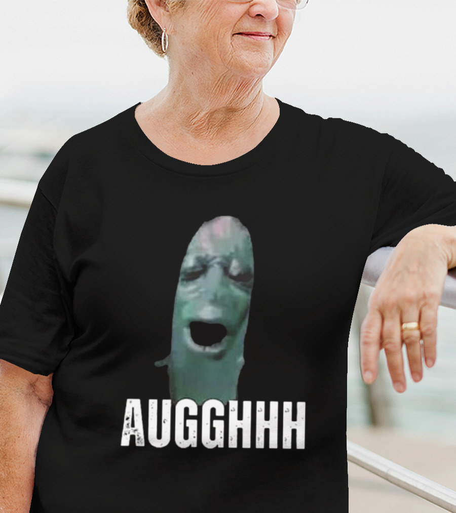 AUGHHHH Cursed Plankton Meme T-Shirt