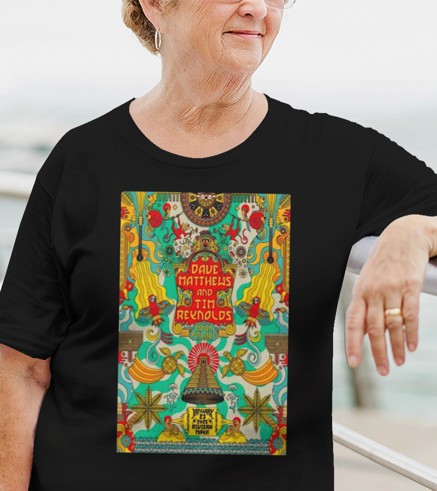 Dave Matthews And Tim Reynolds Moon Palace Riviera Maya, MX Jan 23 2025 Event T-Shirt