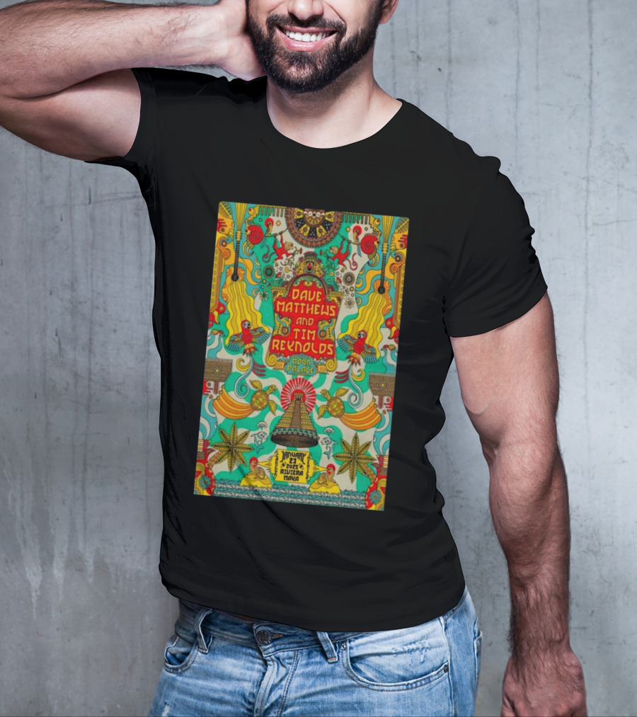 Dave Matthews And Tim Reynolds Moon Palace Riviera Maya, MX Jan 23 2025 Event T-Shirt