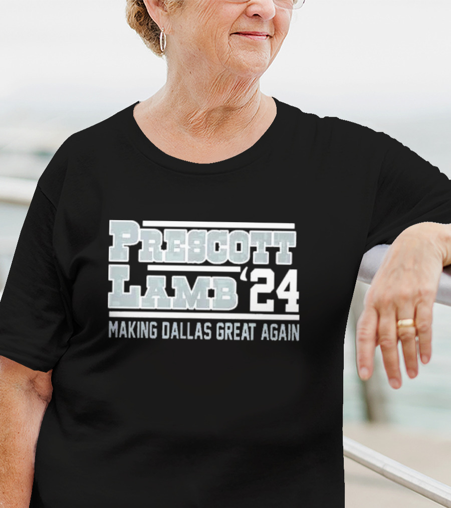 Dak Prescott Ceedee Lamb 24 Making Dallas Great Again T-Shirt