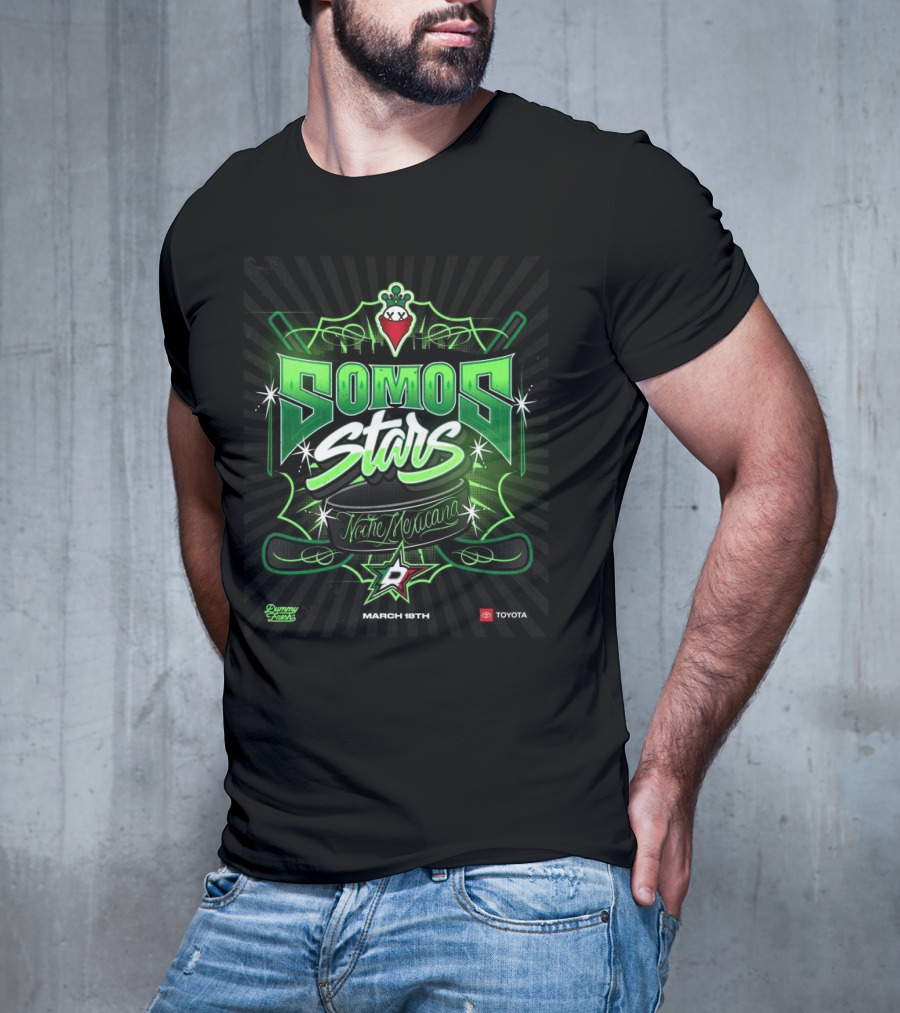 Dallas Stars Feliz Noche Mexicana T-Shirt