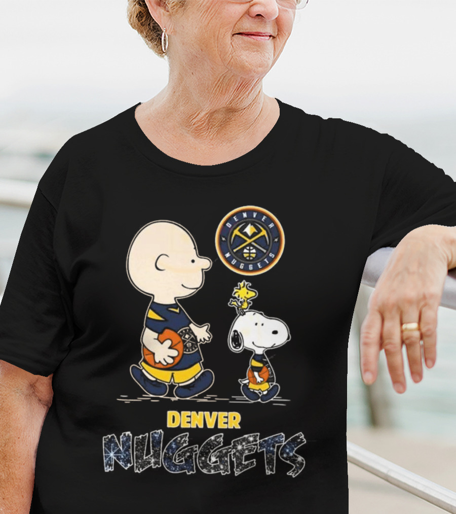 Denver Nuggets Basketball Peanuts Snoopy 2025 T-Shirt