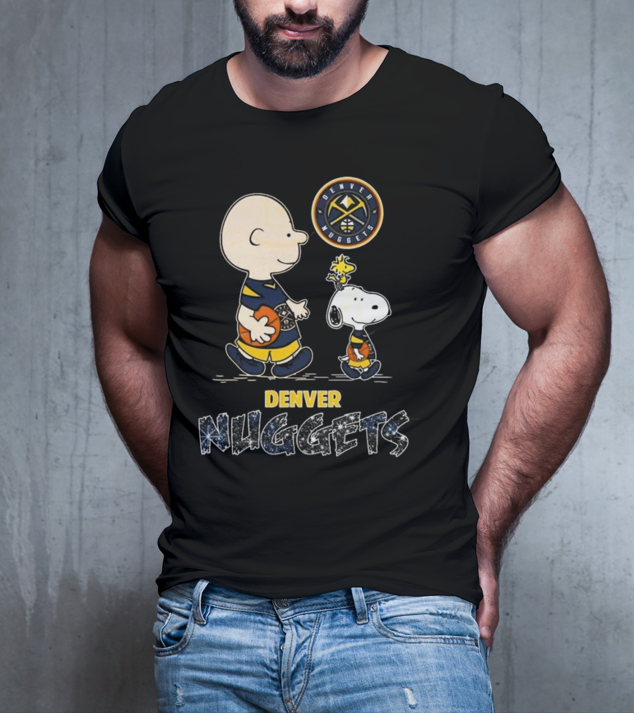 Denver Nuggets Basketball Peanuts Snoopy 2025 T-Shirt