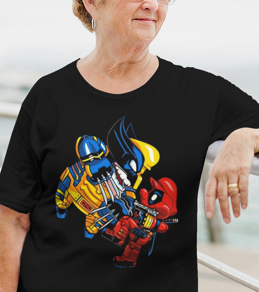 Deadplumber And Warverine Mashup Battle T-Shirt
