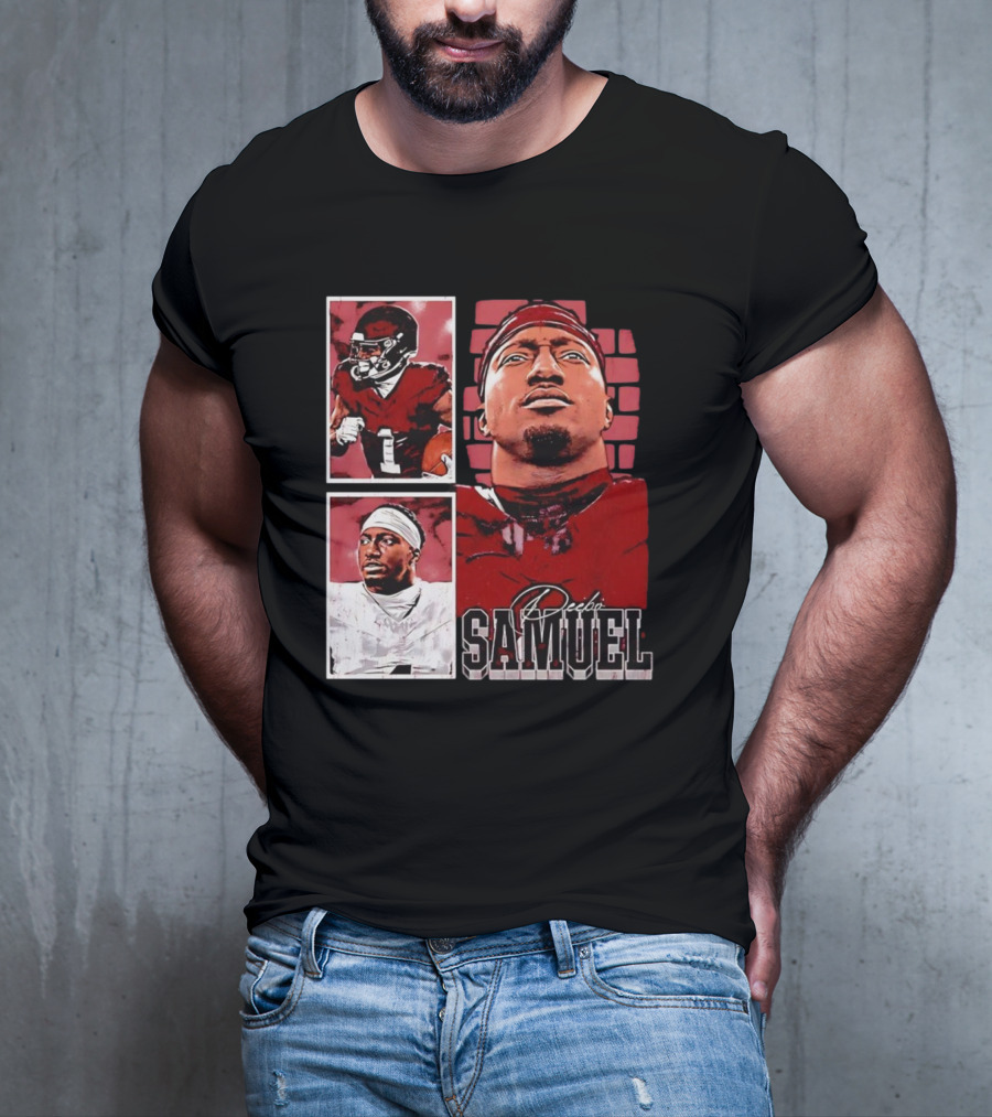 Deebo Samuel Washington Commanders NFLPA Football Signature Vintage T-Shirt