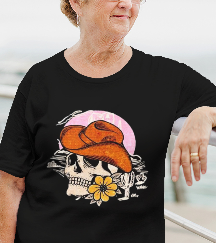 Desert Skeleton Western T-Shirt