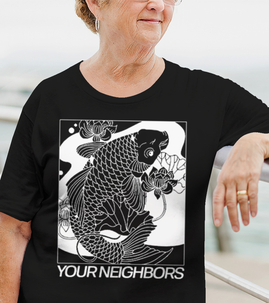Down Right Your Neighbors Koi T-Shirt