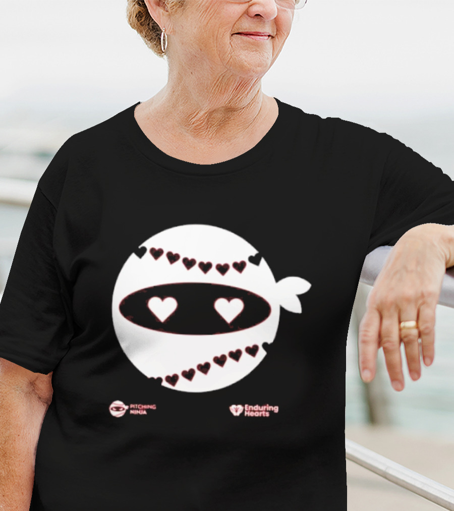 Enduring Hearts Pitching Ninja T-Shirt
