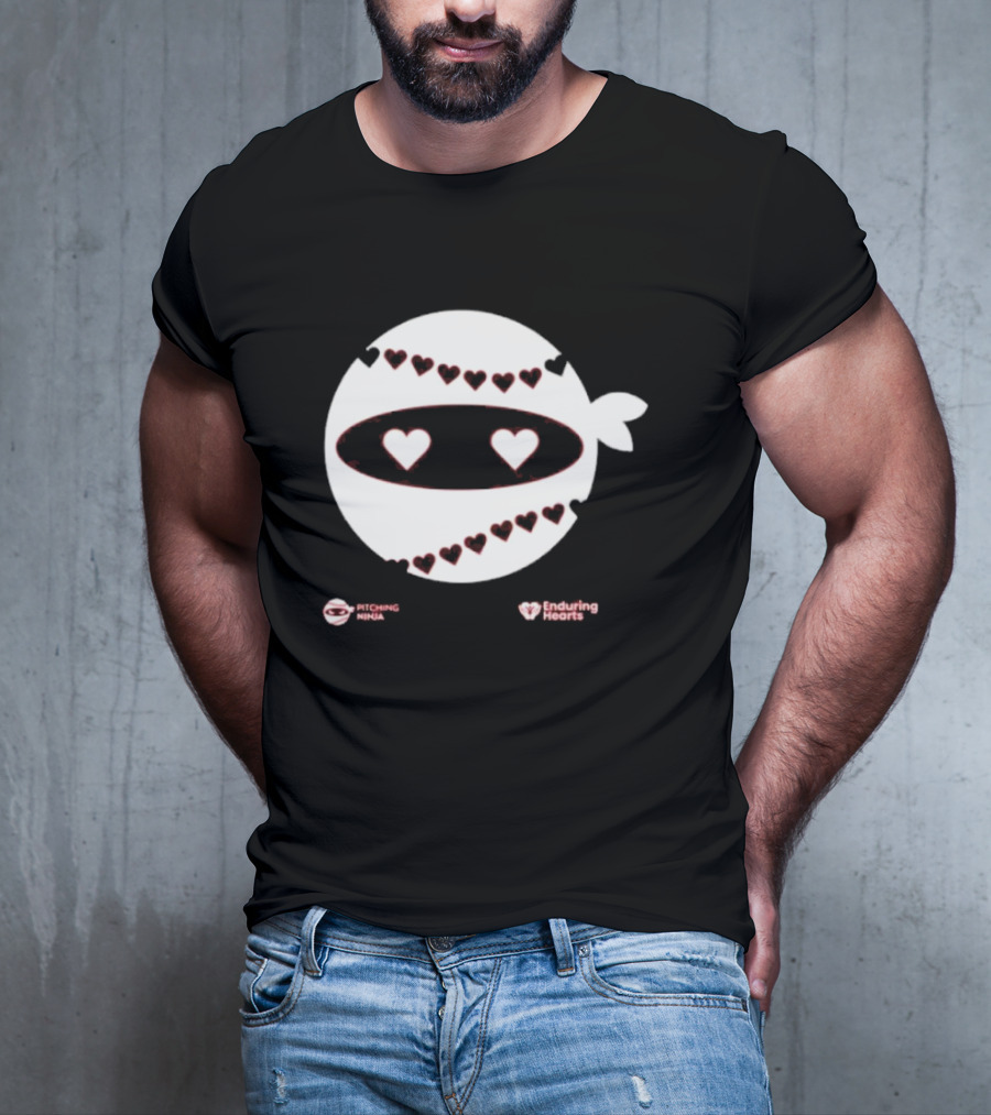Enduring Hearts Pitching Ninja T-Shirt