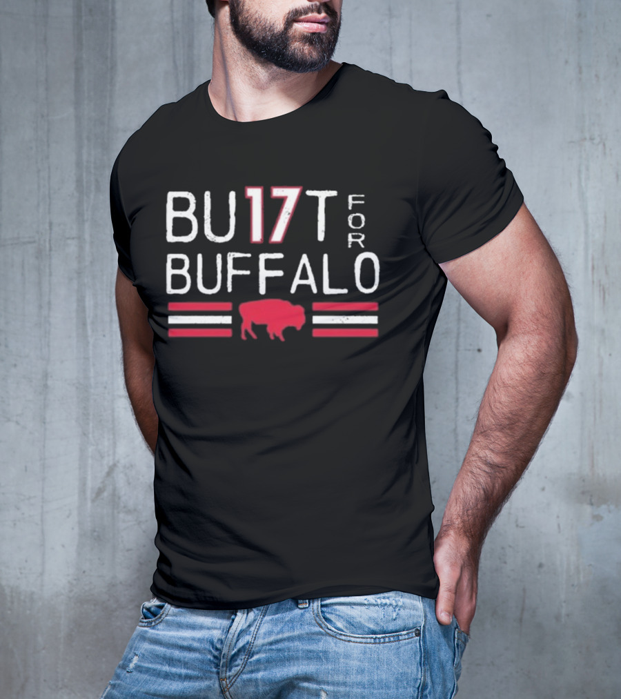 Eric Wood Wearing Bu17t For Buffalo Built For Buffalo T-Shirt