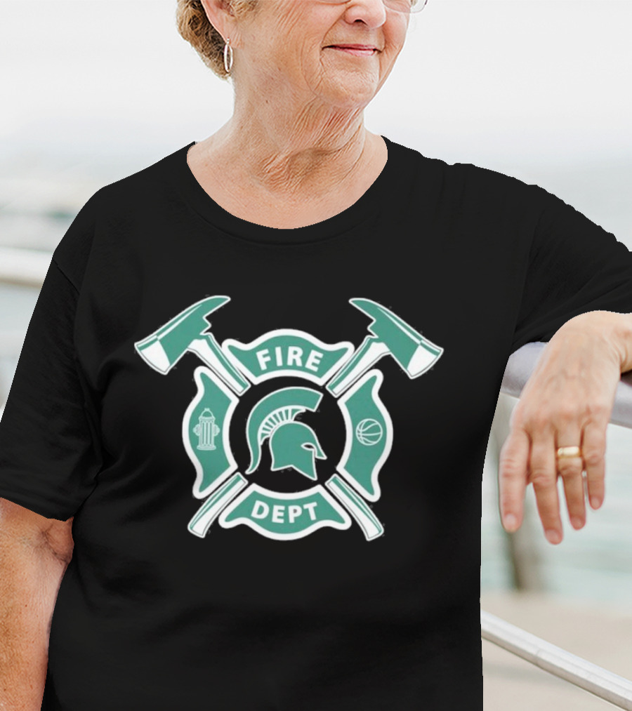 Fire Dept X Michigan State Spartans T-Shirt