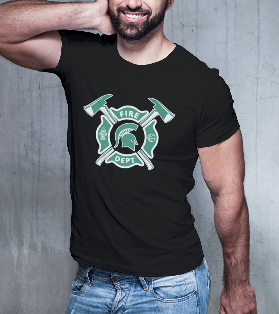 Fire Dept X Michigan State Spartans T-Shirt