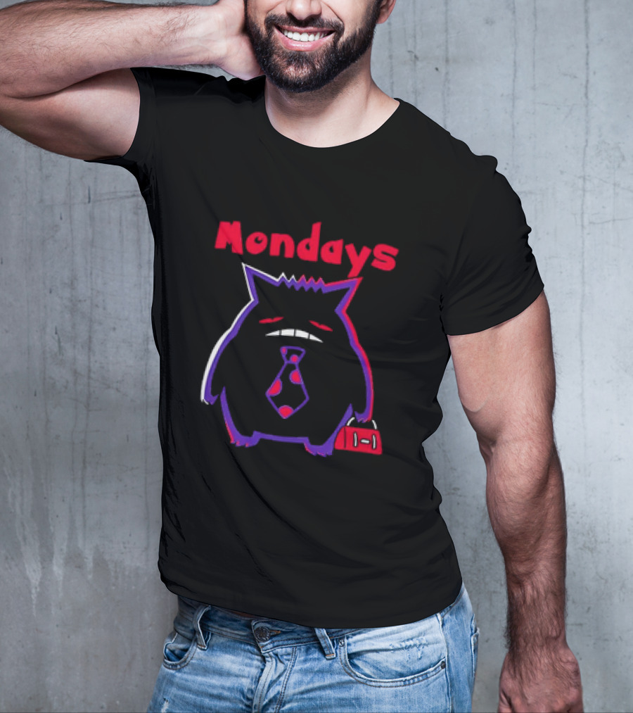 Even Gengar Hates Mondays T-Shirt