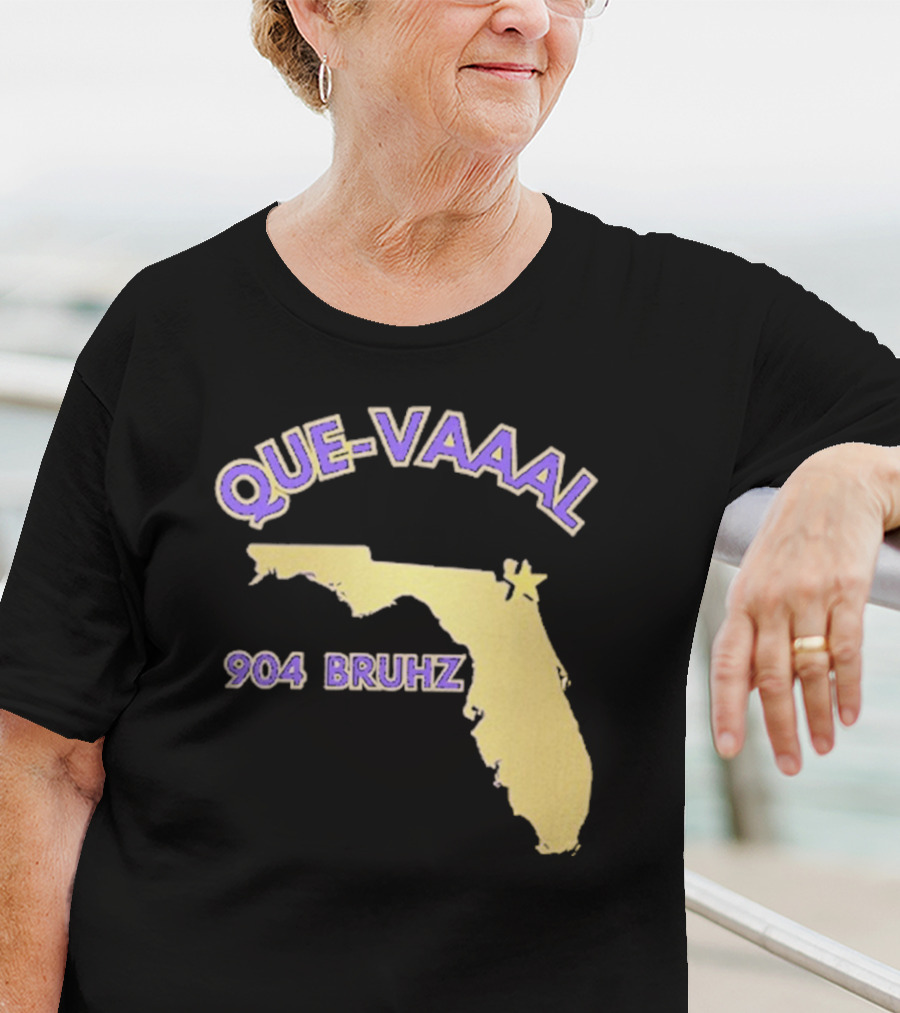 Florida State Map 904 Bruhz Que-Vaaal T-Shirt