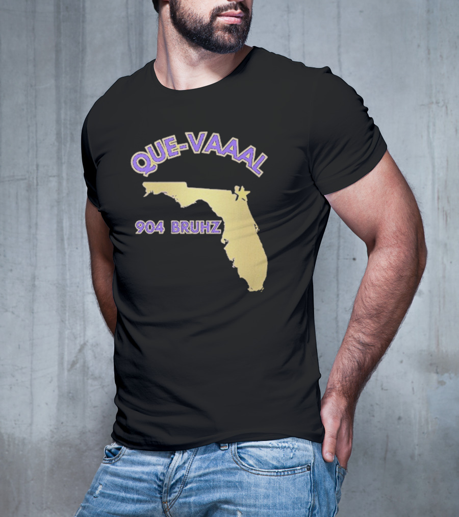 Florida State Map 904 Bruhz Que-Vaaal T-Shirt