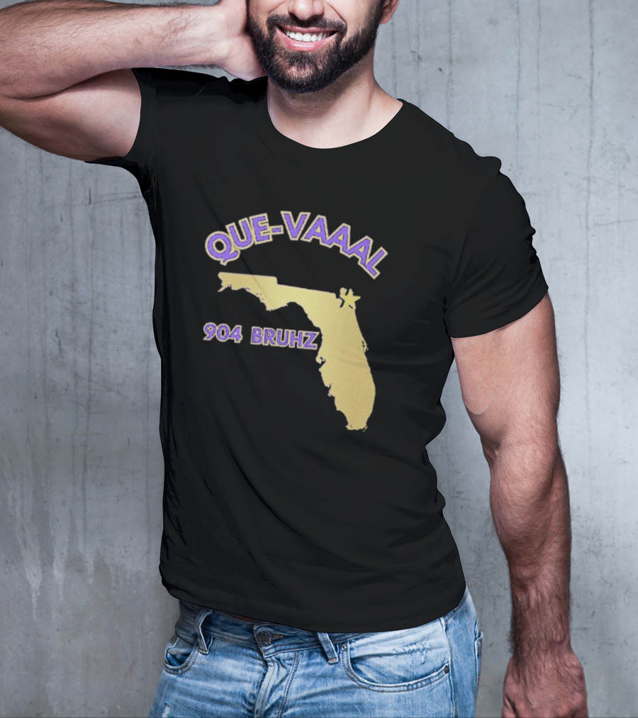 Florida State Map 904 Bruhz Que-Vaaal T-Shirt