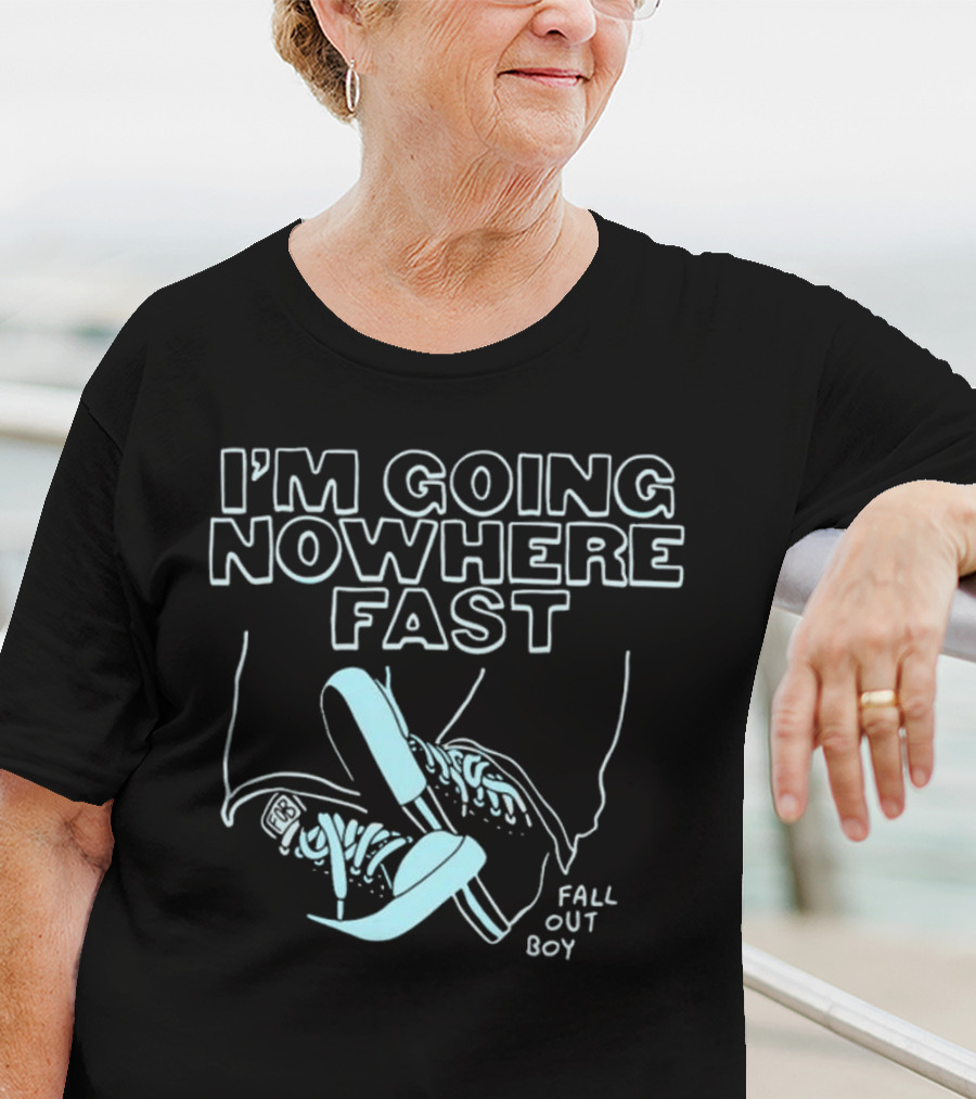 Fall Out Boy Going Nowhere Fast Boyfriend Fit Girls T-Shirt
