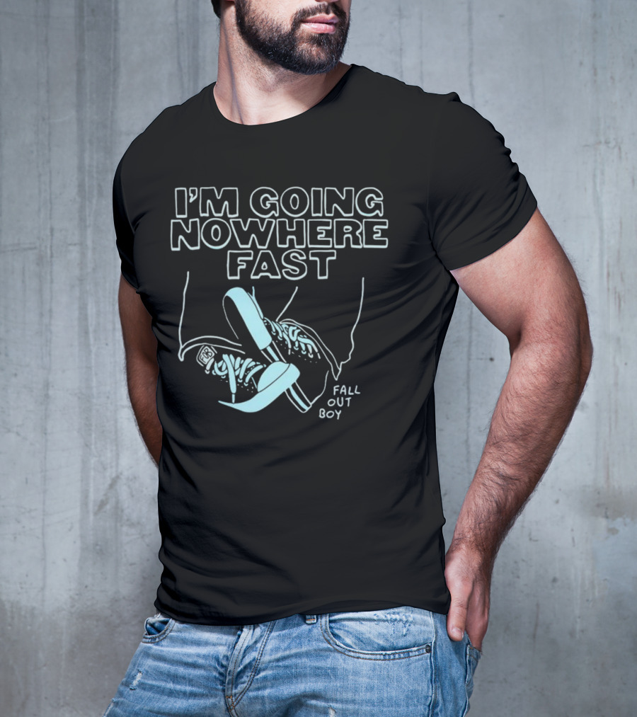 Fall Out Boy Going Nowhere Fast Boyfriend Fit Girls T-Shirt
