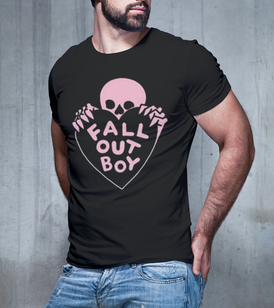 Falloutboy Skeleton Heart T-Shirt