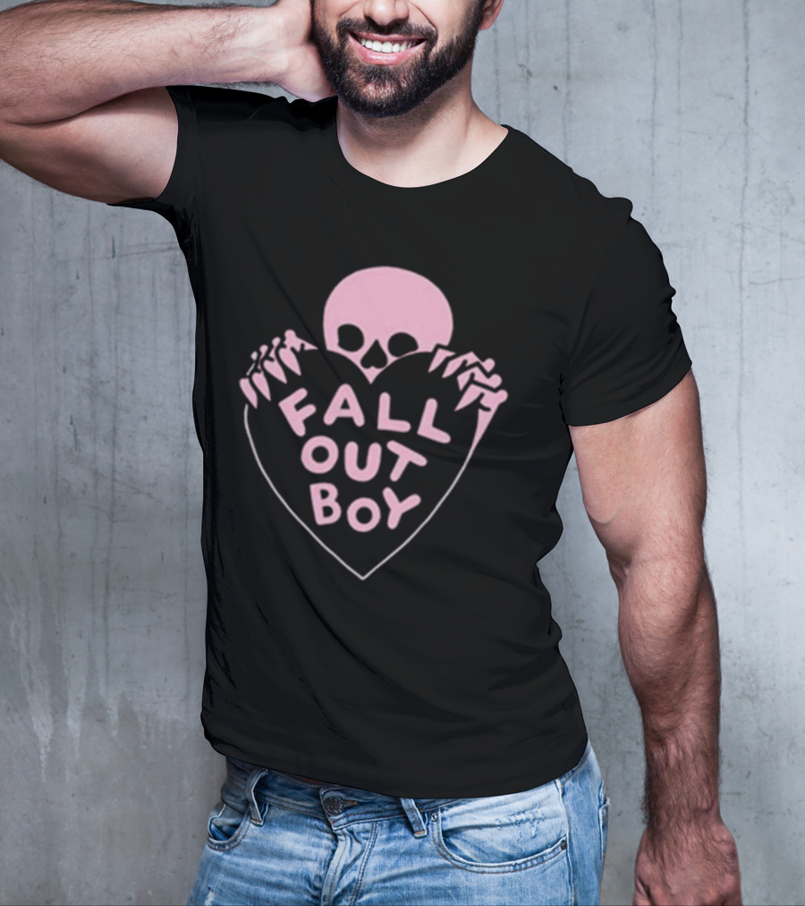 Falloutboy Skeleton Heart T-Shirt