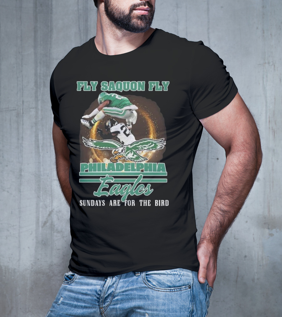 Fly Saquon Fly Philadelphia Eagles Sundays Are For The Bird T-Shirt
