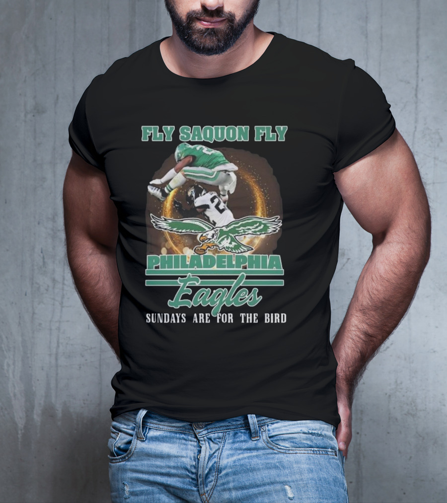 Fly Saquon Fly Philadelphia Eagles Sundays Are For The Bird T-Shirt