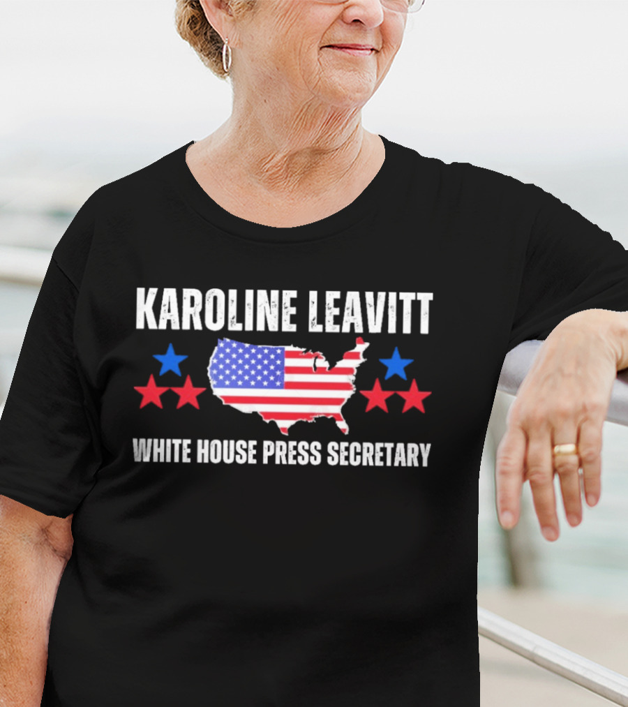Funny Karoline Caroline Leavitt White House Press Secretary T-Shirt