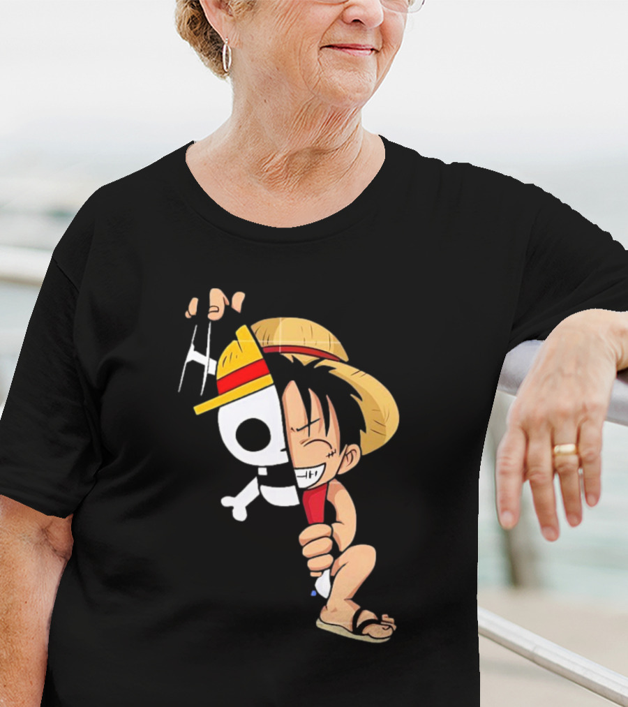 Funny Monkey D Luffy One Piece Anime Character T-Shirt