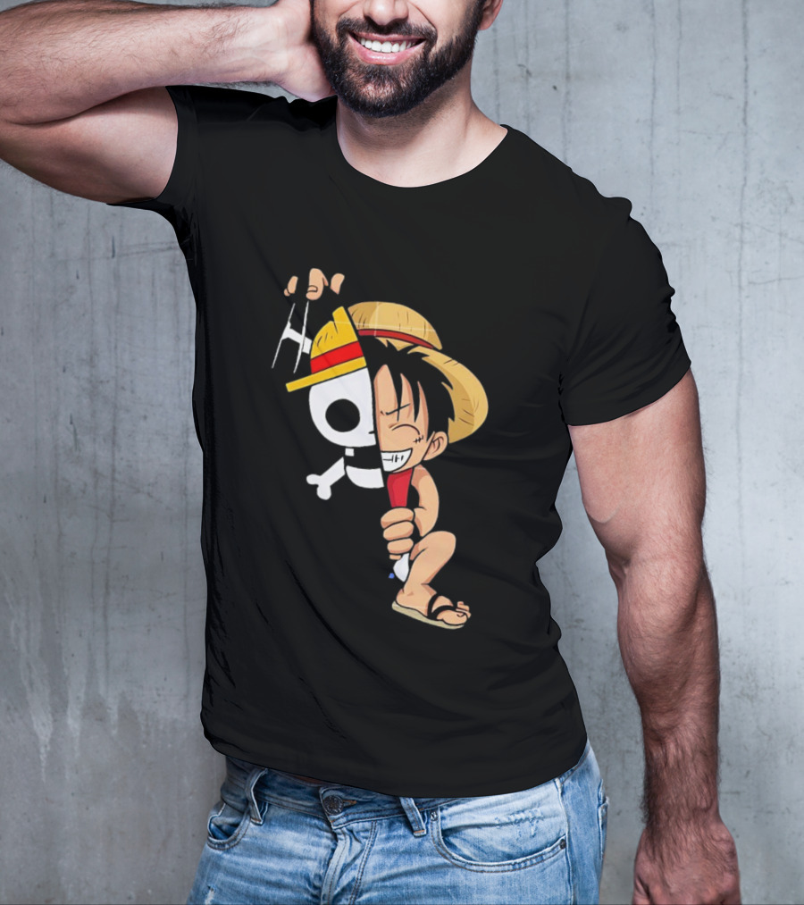 Funny Monkey D Luffy One Piece Anime Character T-Shirt
