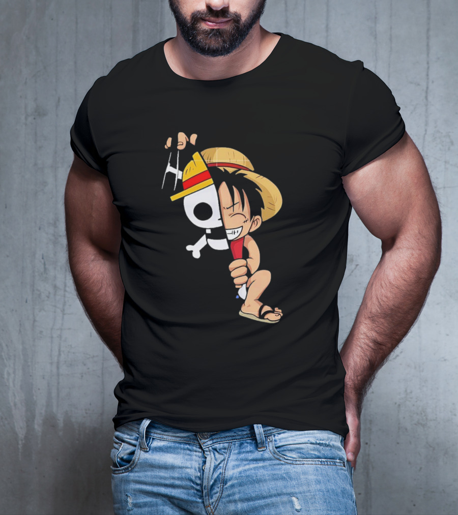 Funny Monkey D Luffy One Piece Anime Character T-Shirt