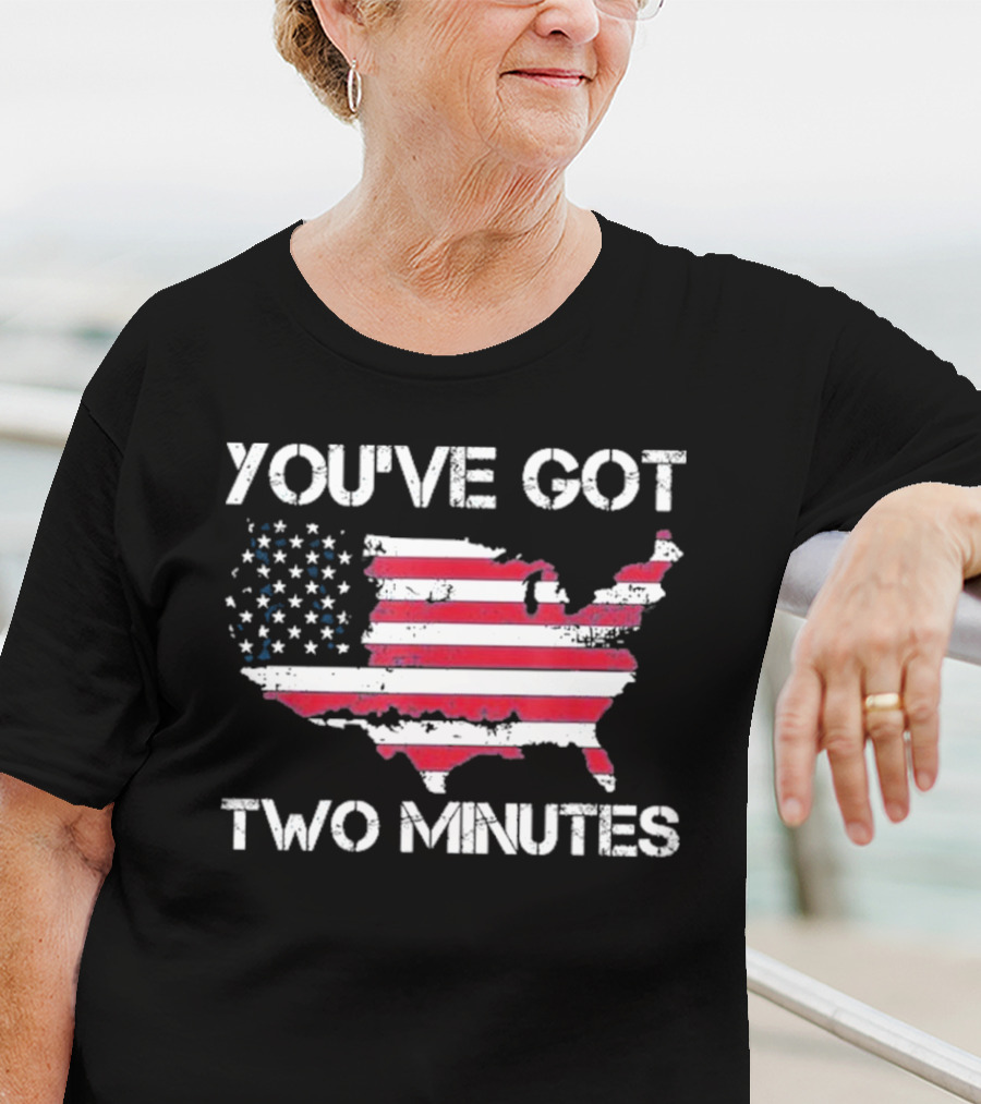 Funny You’Ve Got Two Minutes Map T-Shirt