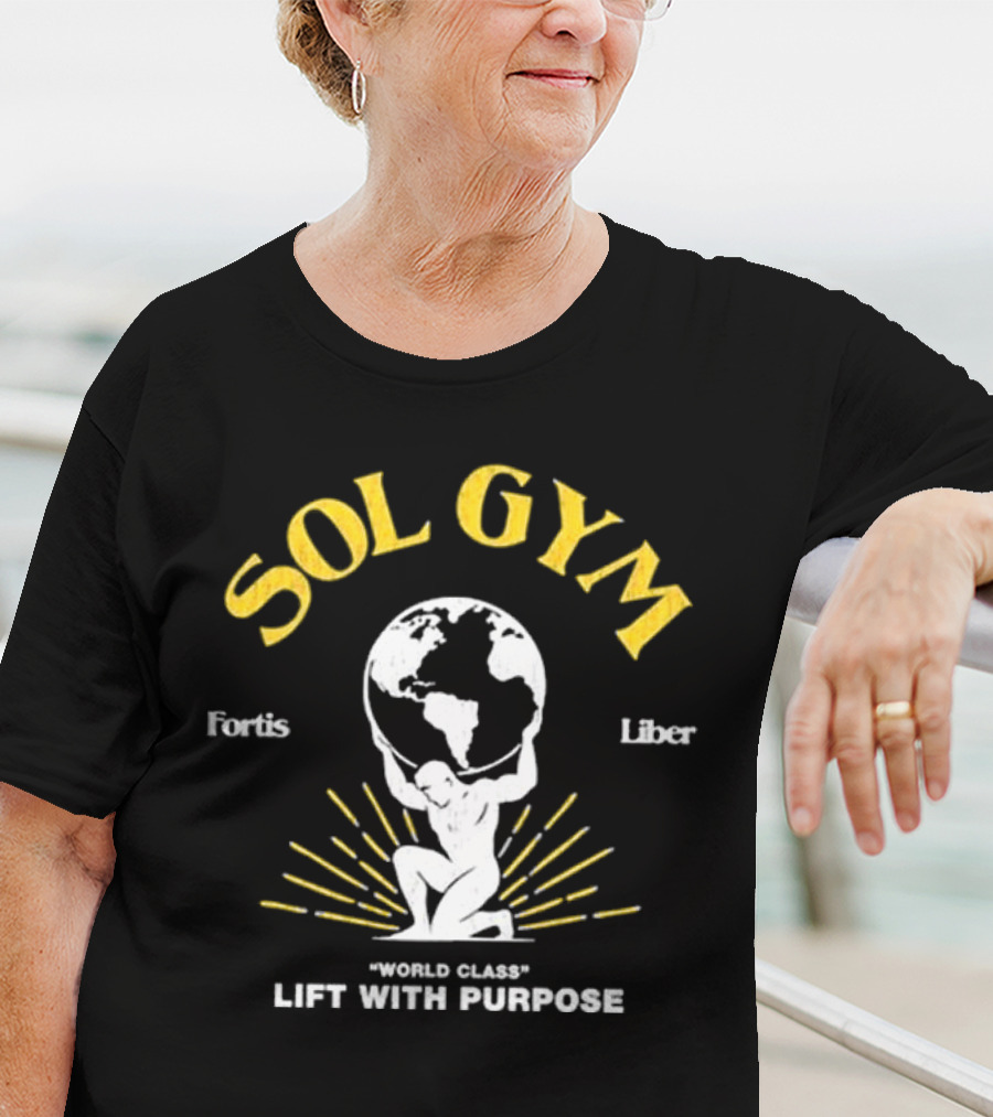 Glyph Sol Gym Fortis Liber World Class Lift With Purpose T-Shirt