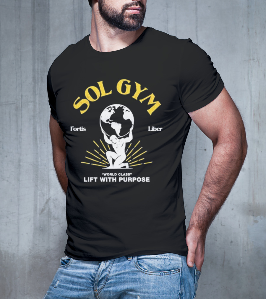 Glyph Sol Gym Fortis Liber World Class Lift With Purpose T-Shirt