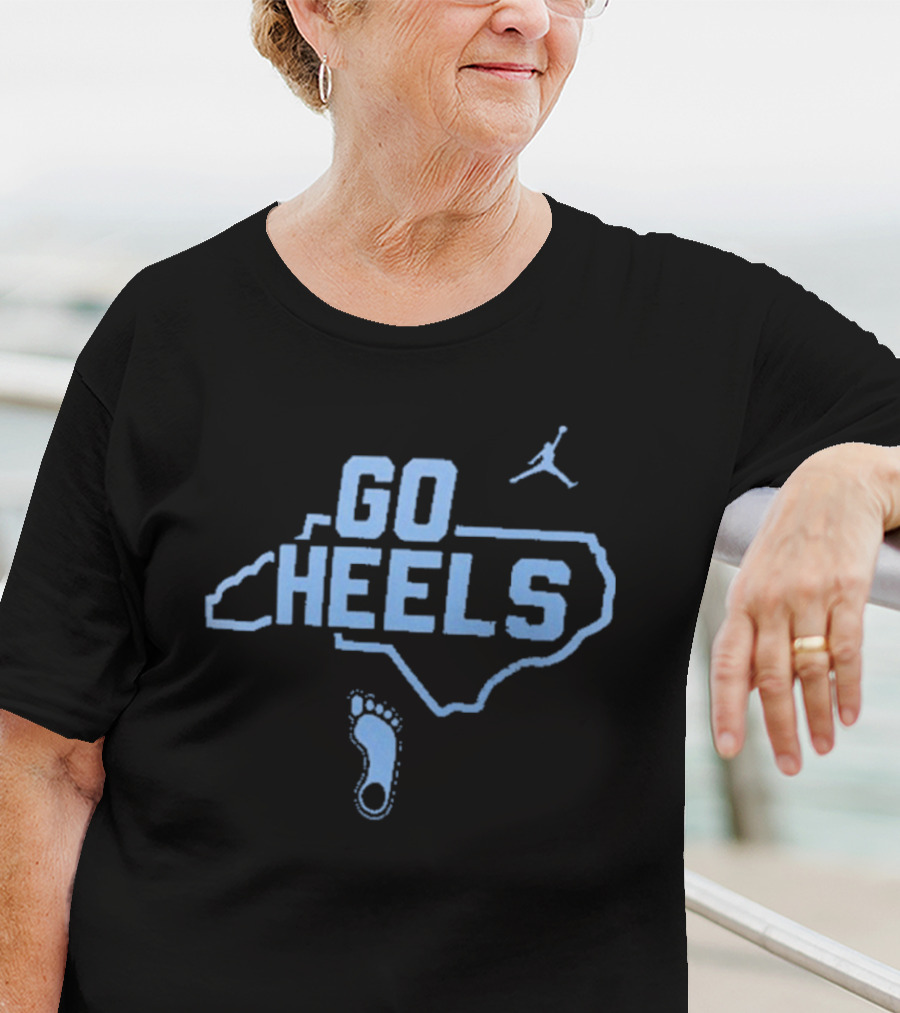 Go Heels Map Logo T-Shirt
