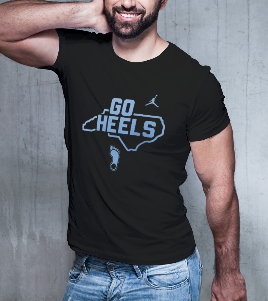 Go Heels Map Logo T-Shirt