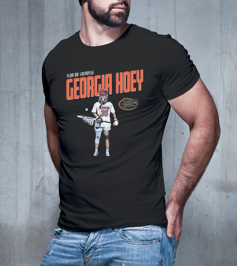 Georgia Hoey Florida Gators Lacrosse NCAA Division I Cartoon 2025 T-Shirt