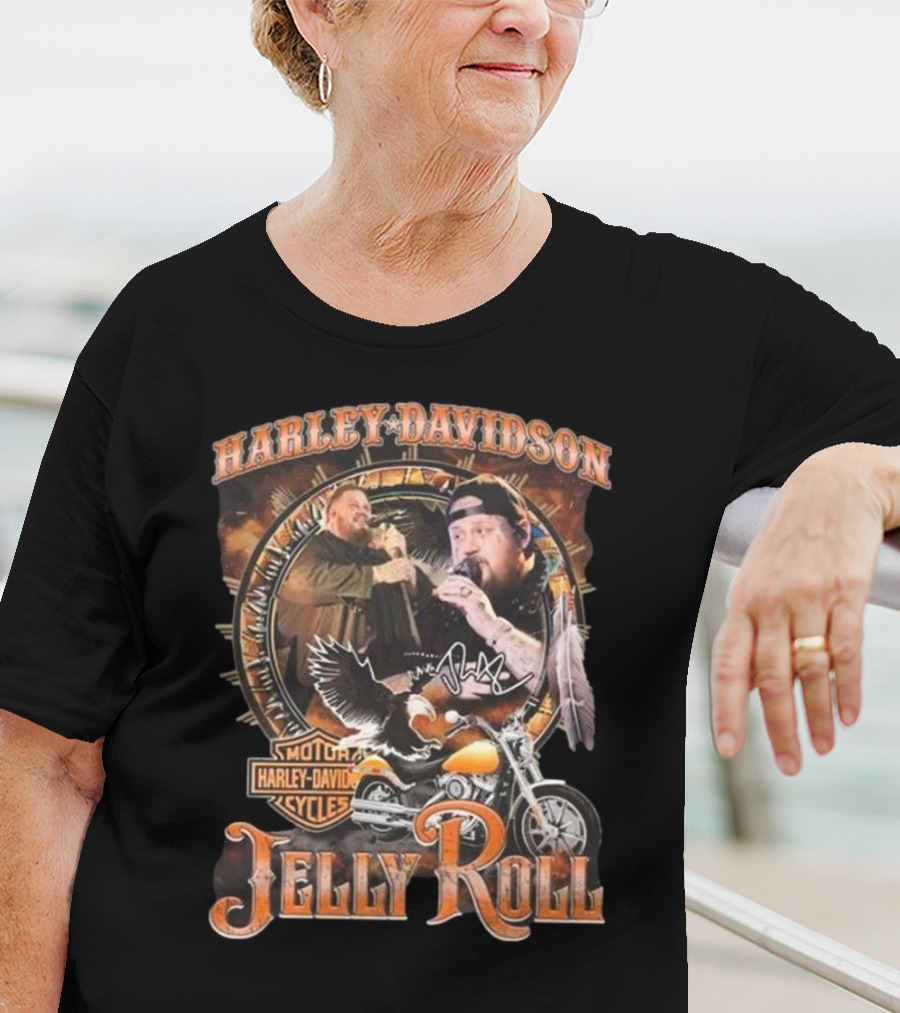Harley-Davidson Jelly Roll Signature News 2025 T-Shirt