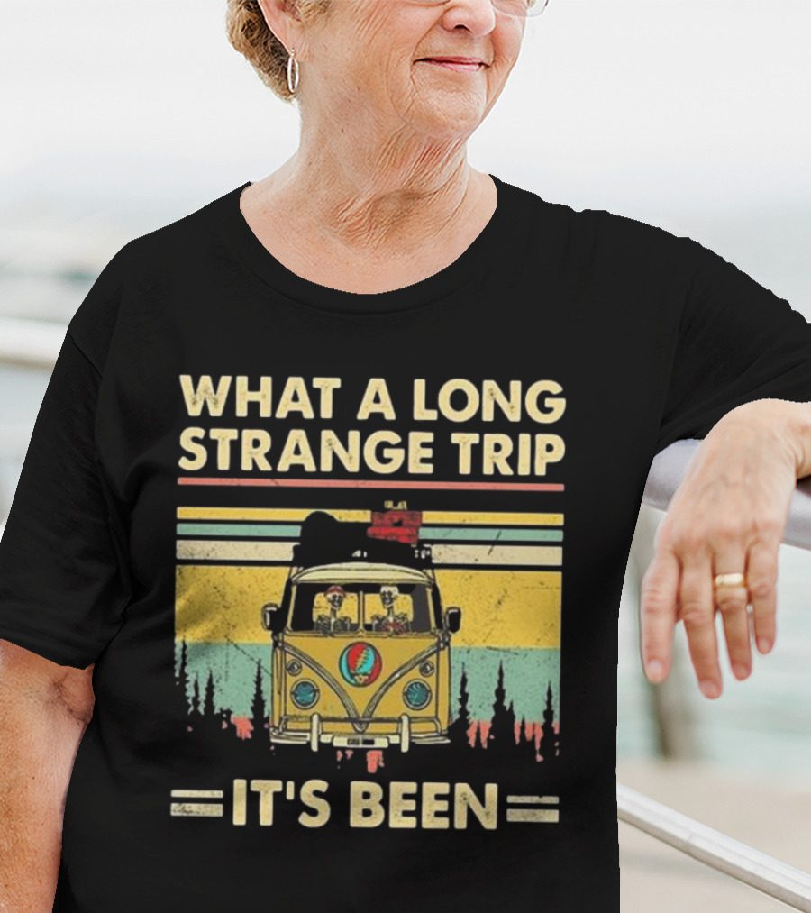 Grateful Dead It’s Been A Long Strange Trip Hippie Fan Rock What A Long Strange Trip It’s Been Vintage T-Shirt
