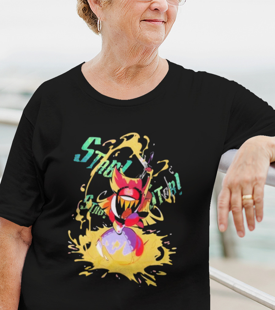Hazbin Hotel Niffty Gold Glitter T-Shirt