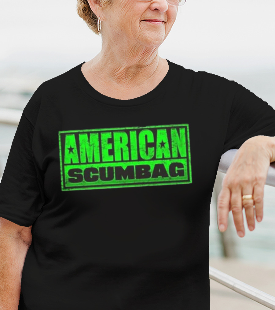 Hazheart American Scumbag Logo T-Shirt