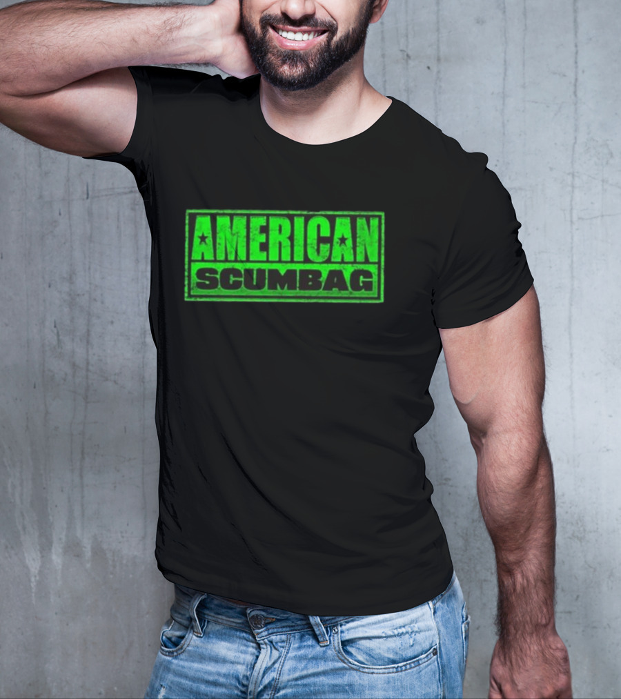 Hazheart American Scumbag Logo T-Shirt