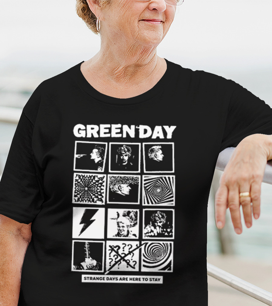 Green Day Strange Days Are Here To Stay T-Shirt