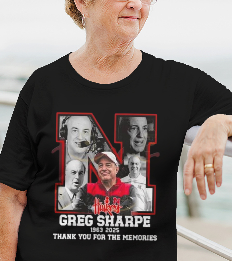 Greg Sharpe 1963-2025 Thank You For The Memories T-Shirt