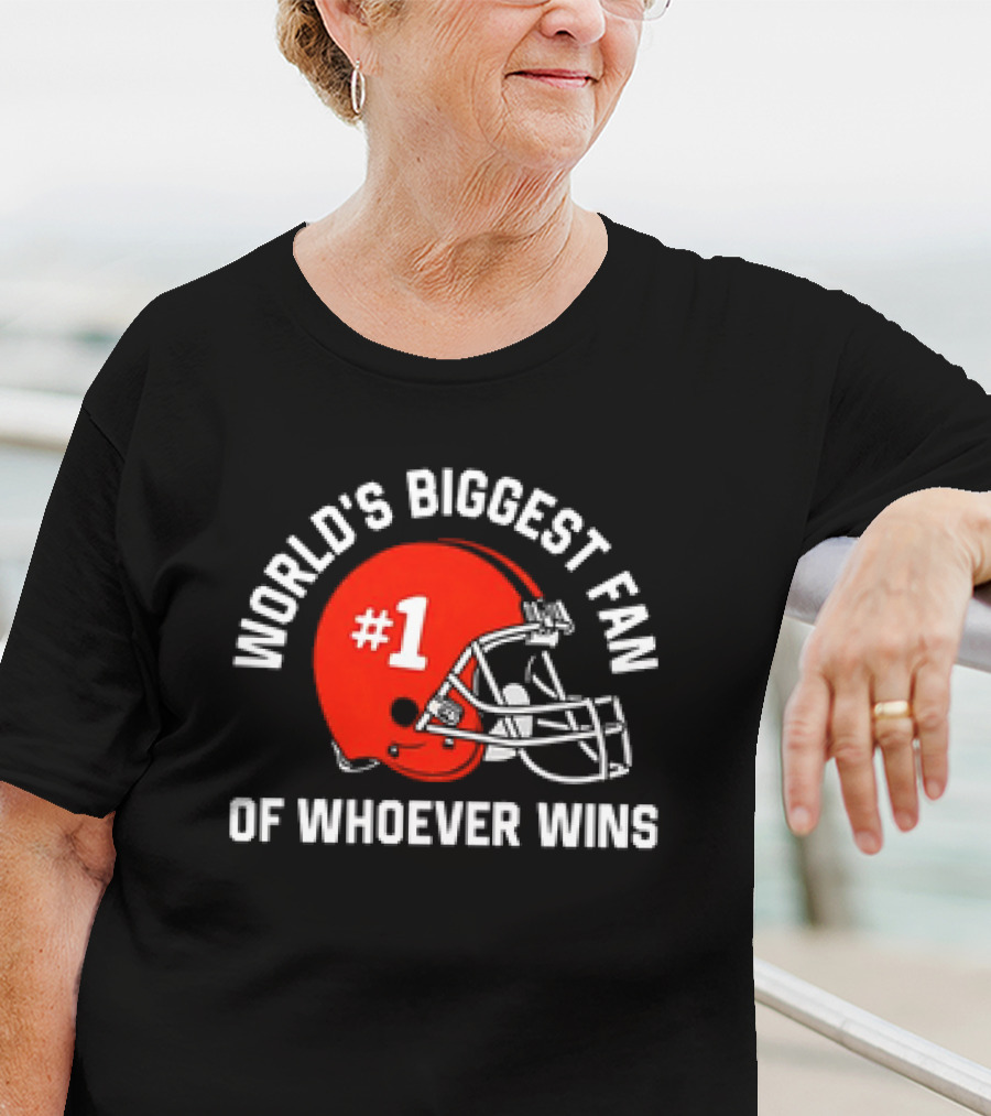 Helmet World’s Biggest Fan Of Whoever Wins T-Shirt